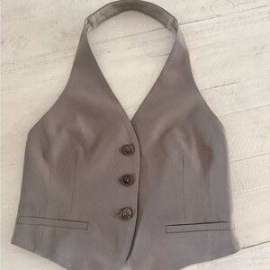 Babaton Beige Halter Top